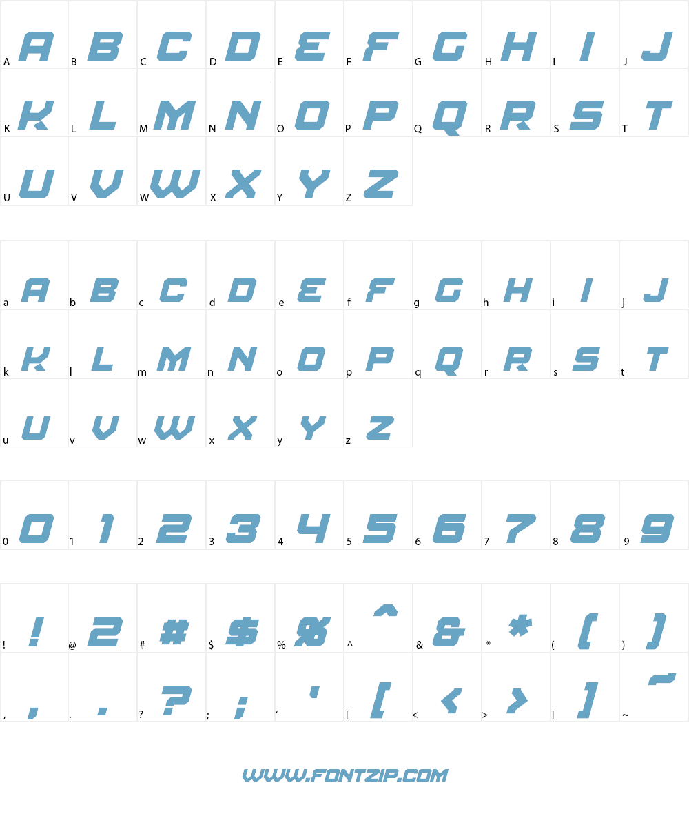 Amuro Font Character